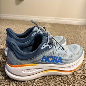 Hoka One One Blue Athletic Shoes